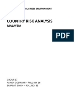 Country Risk Analysis: Malaysia