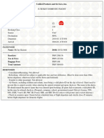 E-ticket domestic flight Manila