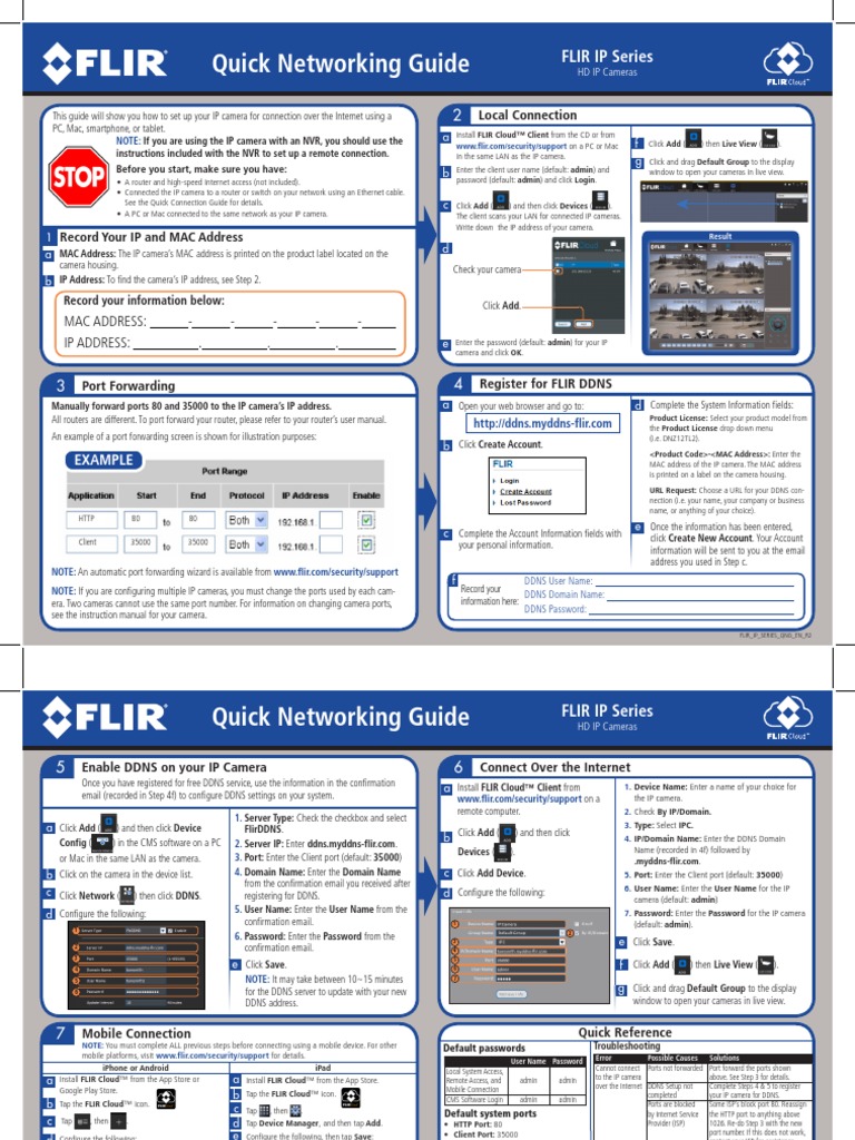 flir ip config
