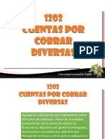 Cuentas por cobrar diversas