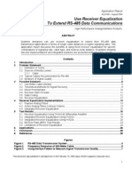 Use Receiver Equalization To Extend RS-485 Data Communications