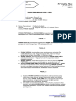 Contoh Surat Perjanjian Jual-Beli PDF