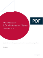 Proyector LG Minibeam Nano