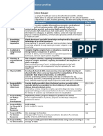 Healthcare Science Practitioner Profiles: Factor Relevant Job Information JE Level