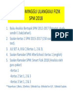 Minggu Ulangkaji Fizik Spm 2018