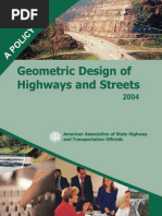 AASHTO-A Policy On Geometric Design of Highways and Streets 2004 (5th Ed.) - Amer Assn of State Hwy (2004)