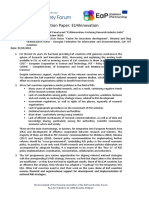 EU4Innovation Position Paper