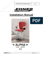 Manual de Instalación Stairlift Alpha