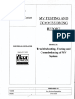 MV Testing and Commissioning Report