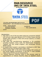 Human Resource Planning of Tata Steel Company: College:-Bhubaneswar Institute of Management and Information Technology