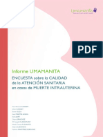 Informe Umamanita Calidad Atención Muerte Intrauterina 2018