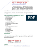 Advanced Computing: An International Journal (ACIJ)