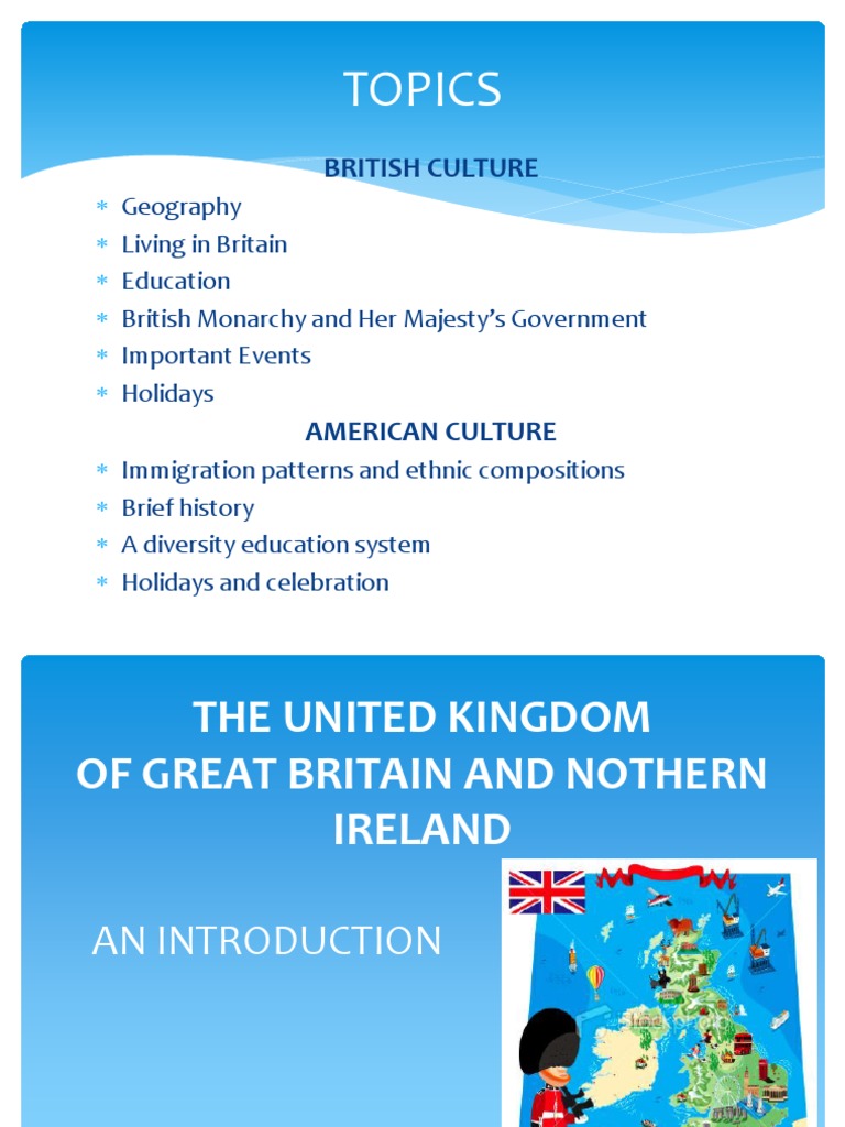 Topics: British Culture | PDF | United Kingdom | Scotland