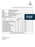 IDB-BISEW IT Scholarship Project Trainee Performance Record