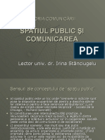 Spatiul Public Si Comunicarea Curs TC