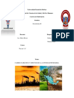 Cambio Climático y Efectos de La Actividad Petrolera. (1)