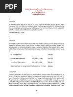 Solutions Tutorial 5 Accounting For Leases