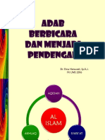 Adab Berbicara Dan Menjadi Pendengar 2016