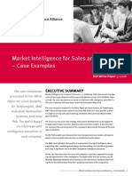 Market Intelligence Case Study Sales & Marketing