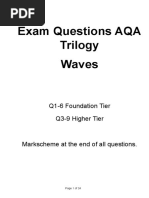 Waves Exam Q