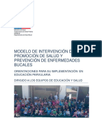 OT Modelo en Educación Parvularia Dirigido A Equipos de Salud y Educación 2018 PDF