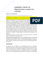 Uso de Bastón Inteligente para Personas Con Discapacidad Visual