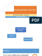 KONSEP MANAJEMEN PROYEK