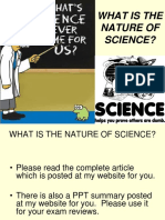 What Is The Nature of Science?