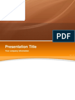 Presentation Title: Your Company Information