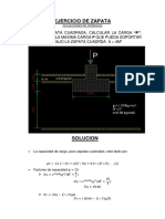 Ejercicio de Zapata