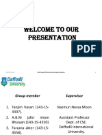 Welcome To Our Presentation: Web Based Fisheries Information System