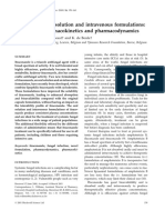 Itraconazole Oral Solution and Intravenous Formulations A Review of Pharmacokinetics and Pharmacodynamics