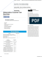 Fórmulas de Dominio Matemático Examen Ser Bachiller - Jovenesweb