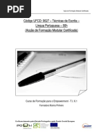 Manual de Formação 0627 - Técnicas de Escrita