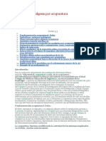 Anestesia y Analgesia Por Acupuntura