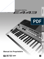 Yamaha PSR E443 Manual PT