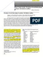 2.margot L. Van Dis and Edwin T. Parks Prevalence of Oral Lichen Planus in Patients With Diabetes Mellitus