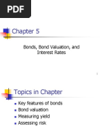 Bonds, Bond Valuation, and Interest Rates