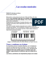 Lección 1 Piano