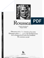 Rousseau Grandes Pensadores Estudio Introductorio