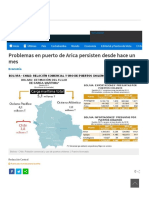 Problemas Puerto Arica 