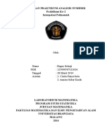 Analisis Numerik - Interpolasi Polinomia