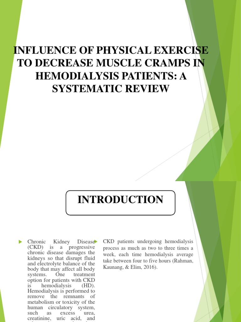 Influence of Physical Exercise To Decrease Muscle Cramps in