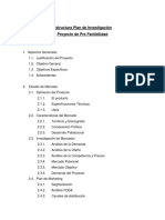 Estructura Plan de Investigación