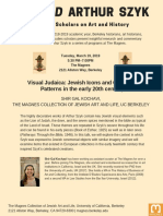 Visual Judaica: Jewish Icons and Collecting Patterns in The Early 20th Century