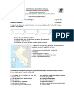 Tercer Examen Bimestral de Historia Cuarto Año