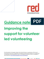 Volunteer Led Guidan