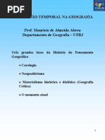 dimensão temporal na Geo