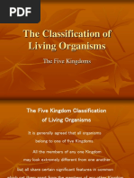 The Classification of Living Organisms