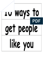 10 ways to get people to like you